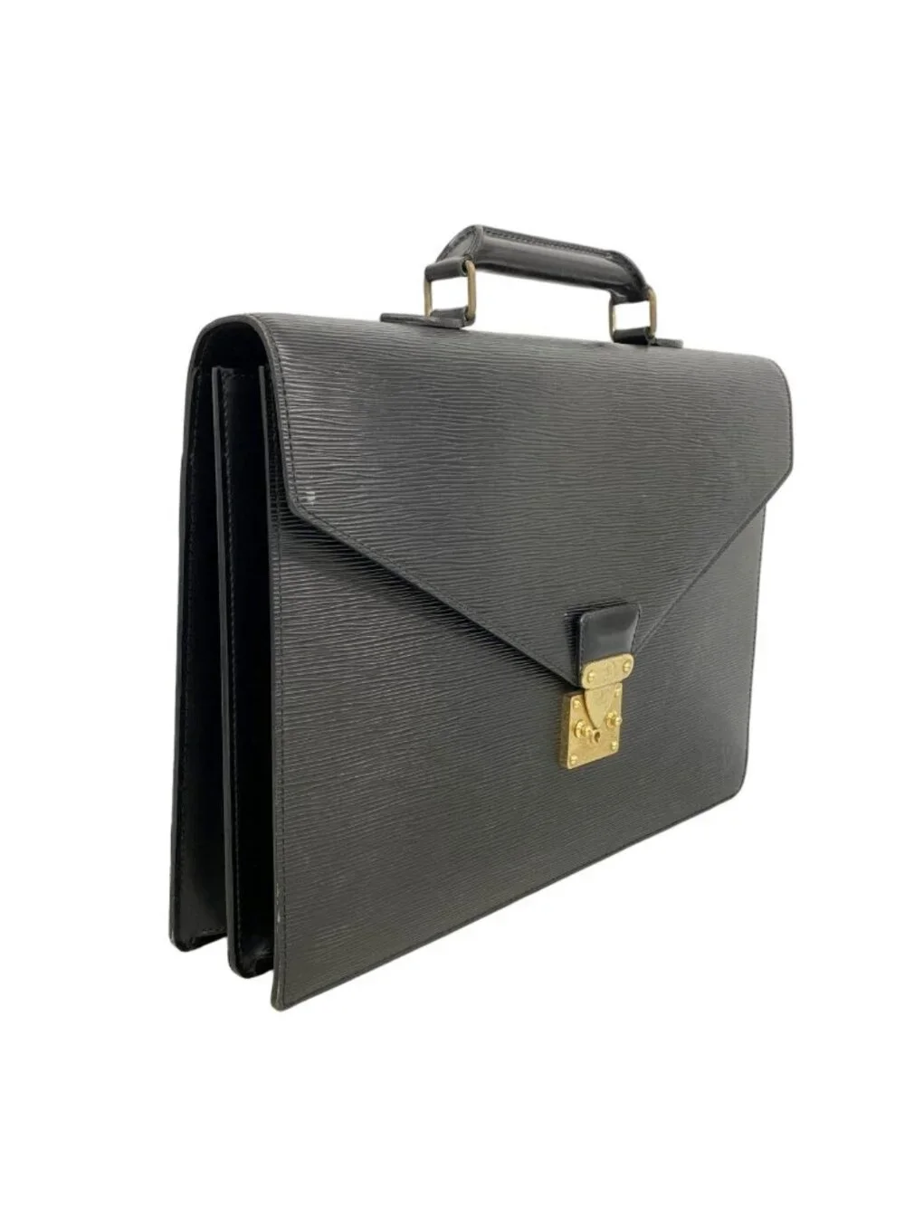 Louis Vuitton Business Bag Epi Serviette Ambassador Noir